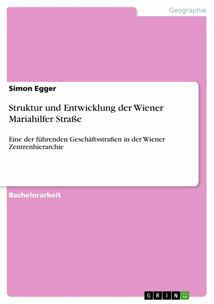 Struktur und Entwicklung der Wiener Mariahilfer Straße main product photo