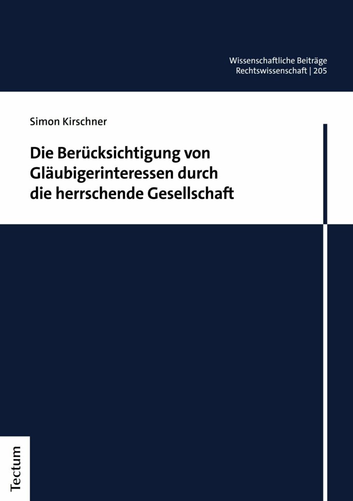 Die Berücksichtigung von Gläubigerinteressen durch die herrschende Gesellschaft main product photo