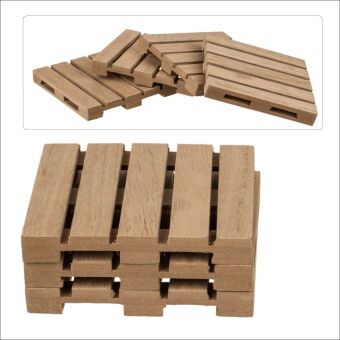 Getränkeuntersetzer Paletten, 4er Set