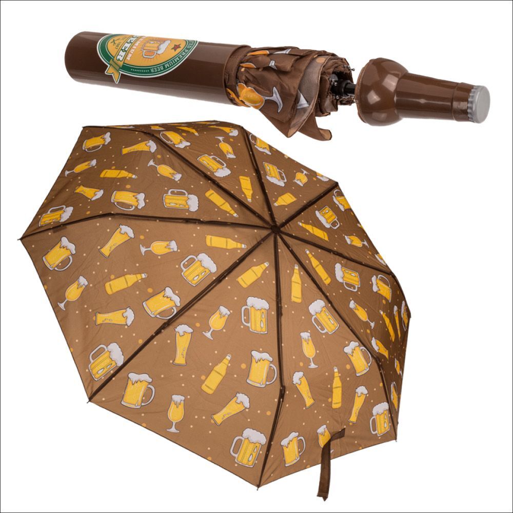 Taschen-Regenschirm, Design Bierflasche main product photo