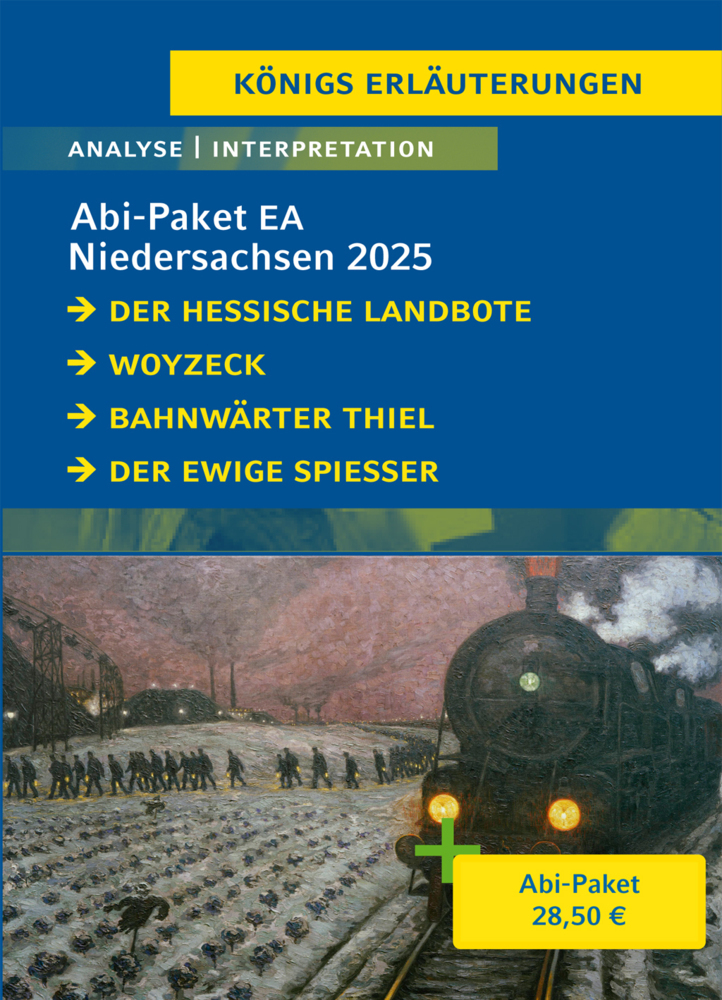 Abitur Niedersachsen 2025 EA Deutsch - Paket main product photo