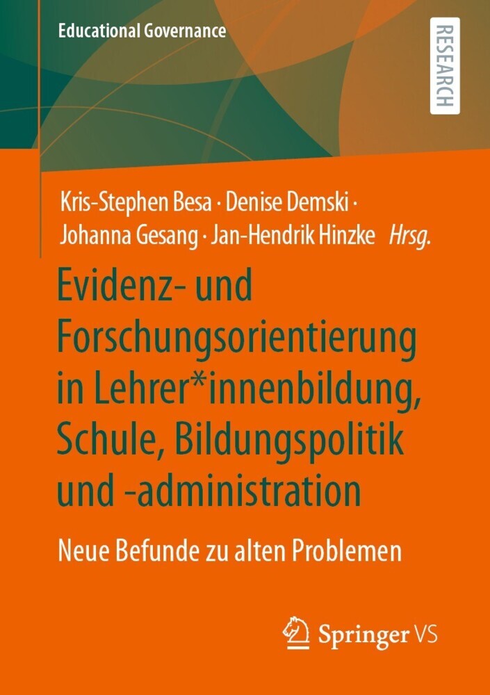 Evidenz- und Forschungsorientierung in Lehrer*innenbildung, Schule, Bildungspolitik und -administration main product photo