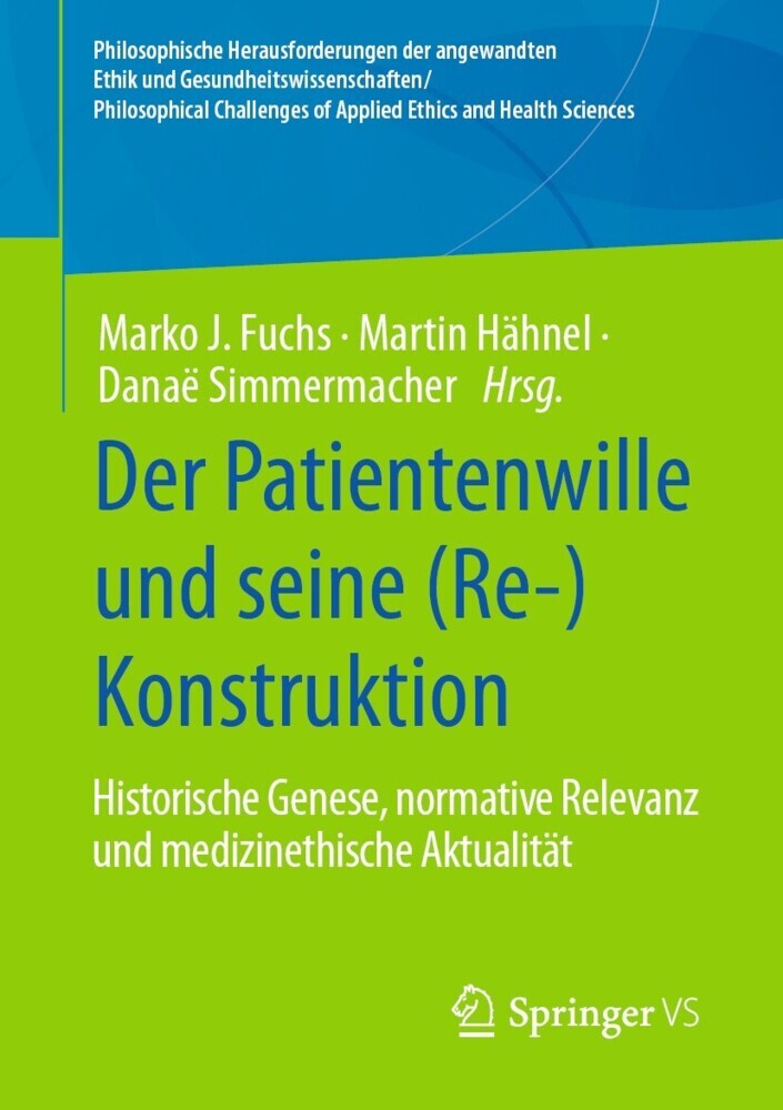 Der Patientenwille und seine (Re-)Konstruktion main product photo