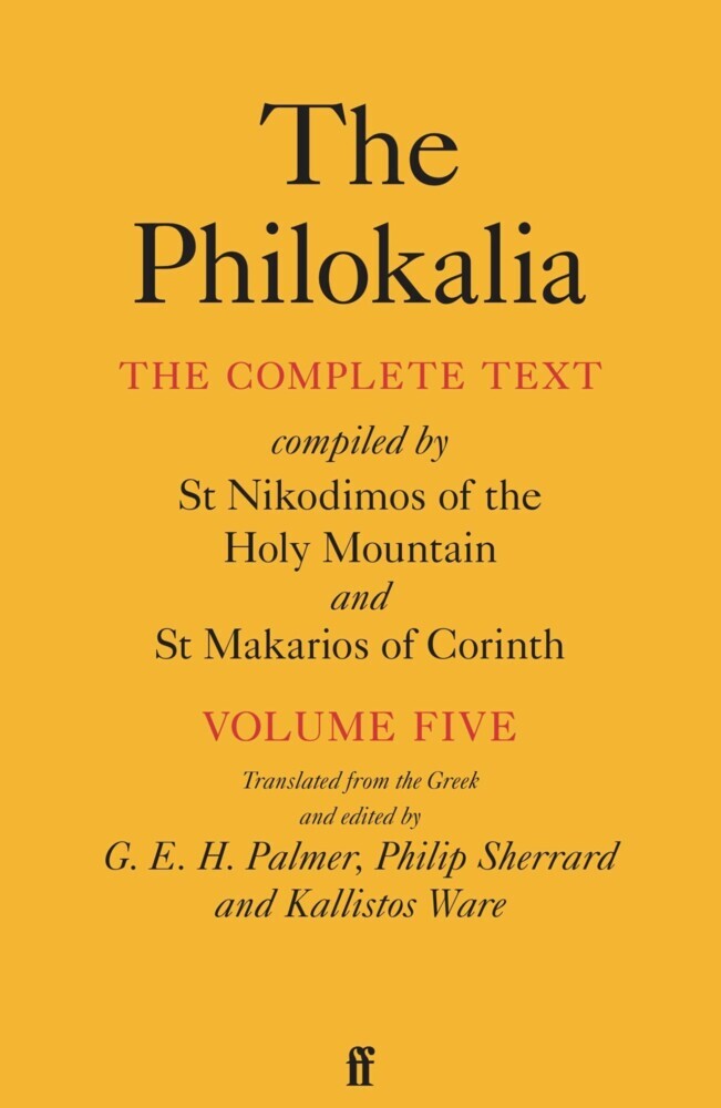 The Philokalia Vol 5 main product photo