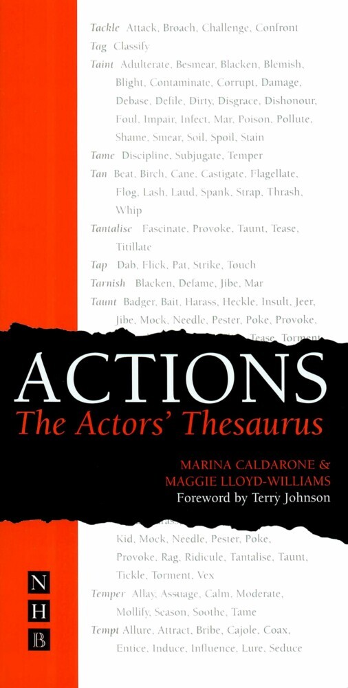 Actions: The Actors' Thesaurus main product photo