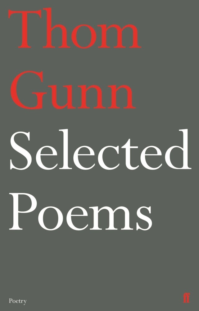 Selected Poems of Thom Gunn main product photo