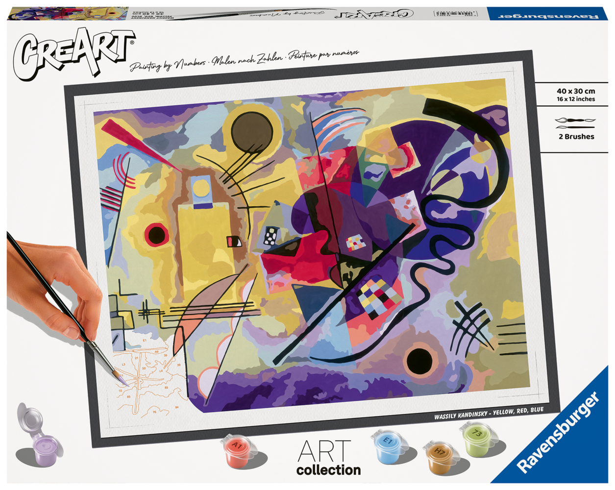 ART Collection: Yellow, Red, Blue (Kandinsky) main product photo