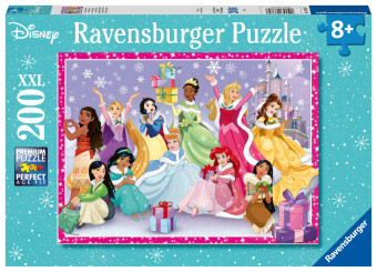 Kinderpuzzle 200 XXL Teile - Disney Prinzessinnen - Ein zauberhaftes Weihnachtsfest