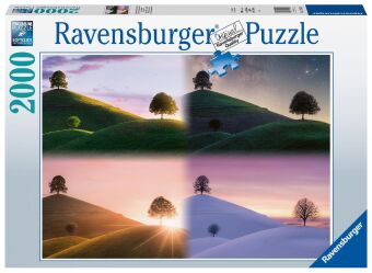 Stimmungsvolle Bäume und Berge