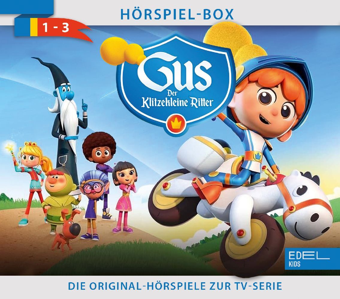 Gus - Der klitzekleine Ritter. Folge.1-3, 3 Audio-CD main product photo