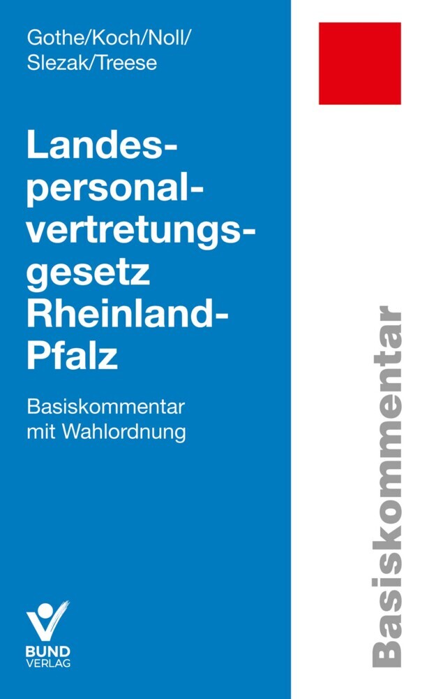 Landespersonalvertretungsgesetz Rheinland-Pfalz main product photo
