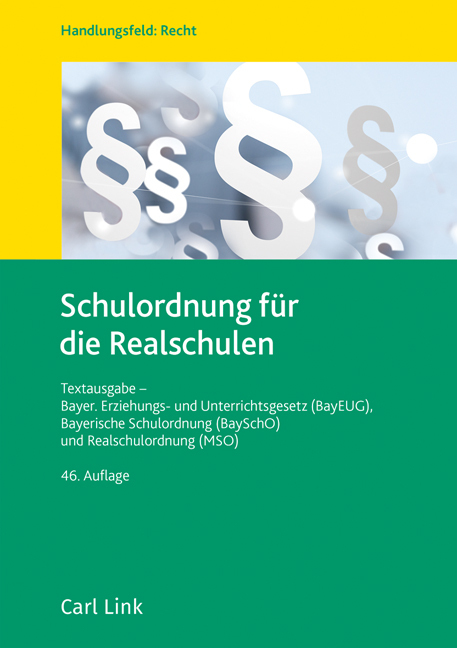 Schulordnung für die Realschulen main product photo