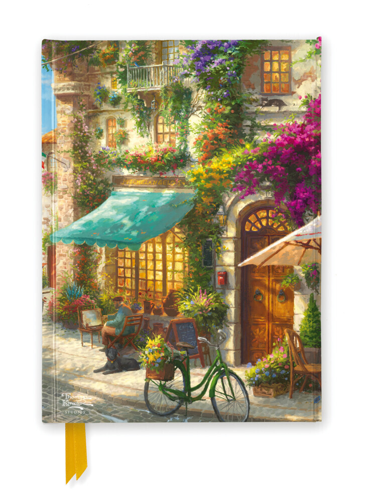 Premium Notizbuch DIN A5: Thomas Kinkade, Italienisches Café main product photo
