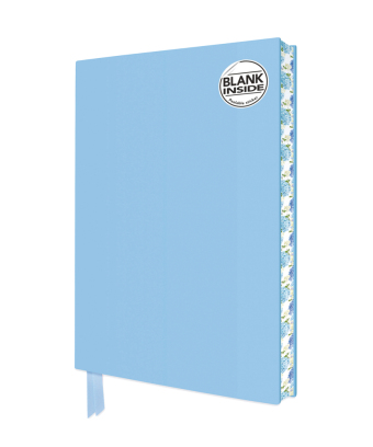 Exquisit Notizbuch ohne Linien DIN A5: Taubenblau