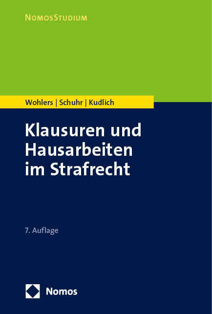 Klausuren und Hausarbeiten im Strafrecht main product photo