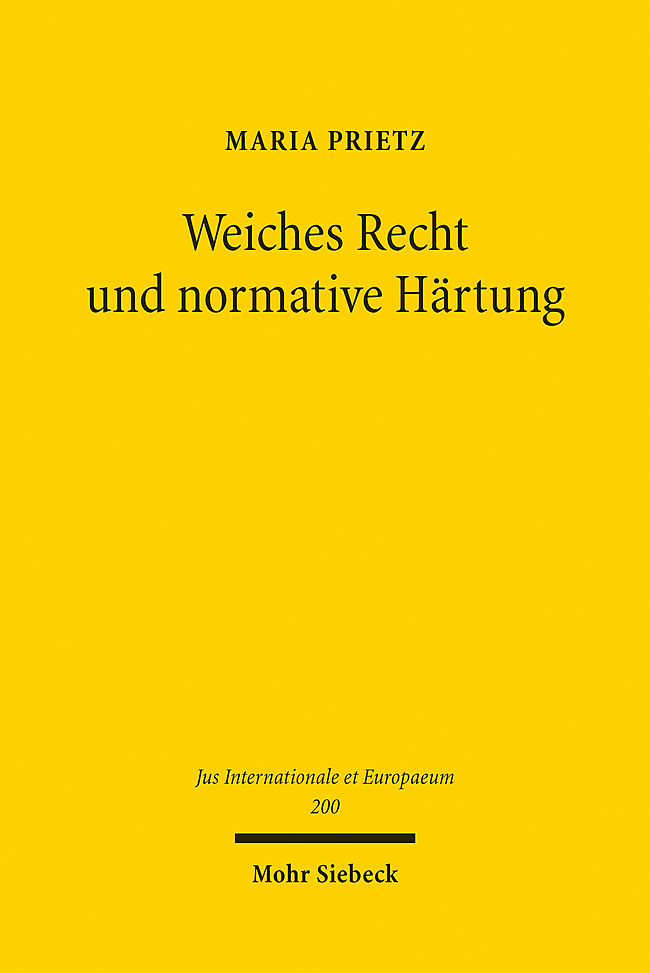 Weiches Recht und normative Härtung main product photo