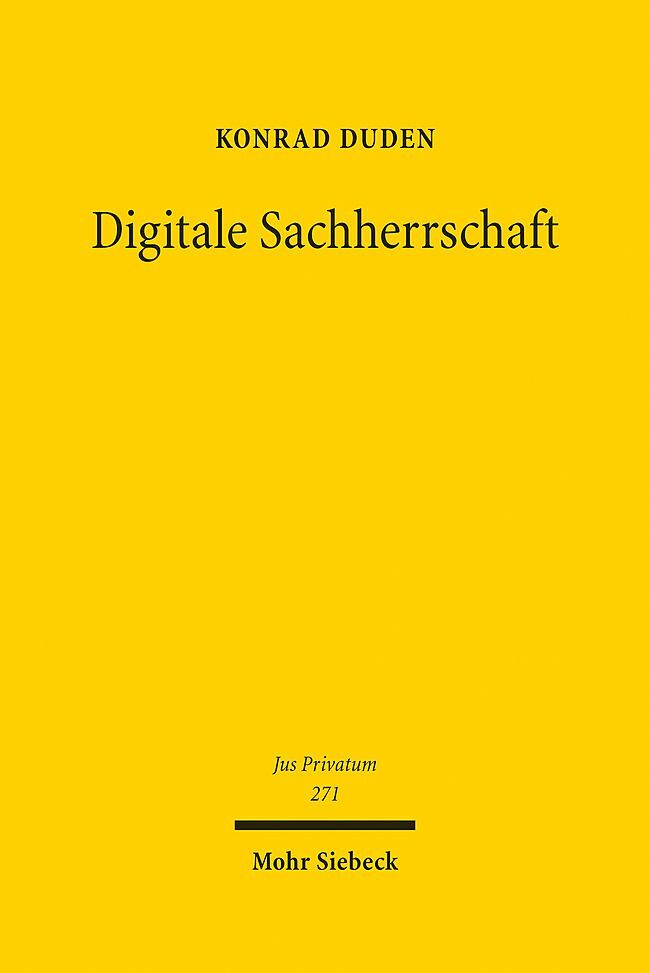 Digitale Sachherrschaft main product photo