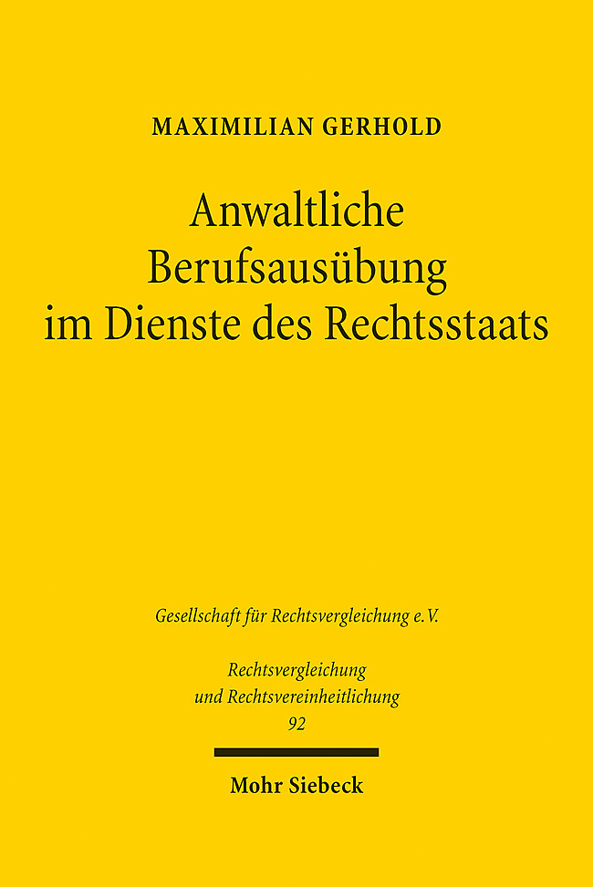 Anwaltliche Berufsausübung im Dienste des Rechtsstaats main product photo