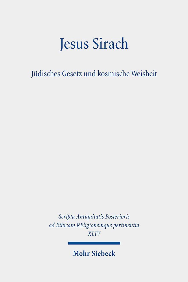 Jesus Sirach, Jüdisches Gesetz und kosmische Weisheit main product photo
