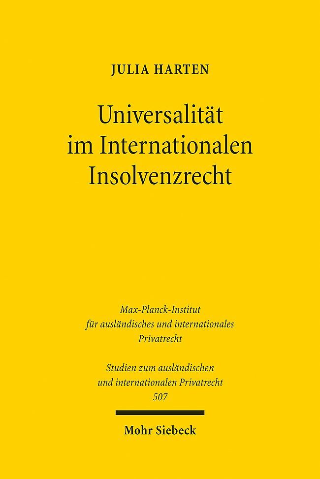Universalität im Internationalen Insolvenzrecht main product photo