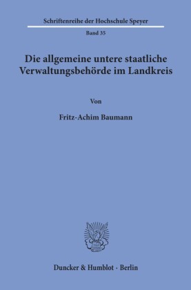 Die allgemeine untere staatliche Verwaltungsbehörde im Landkreis.