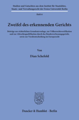 Zweifel des erkennenden Gerichts.