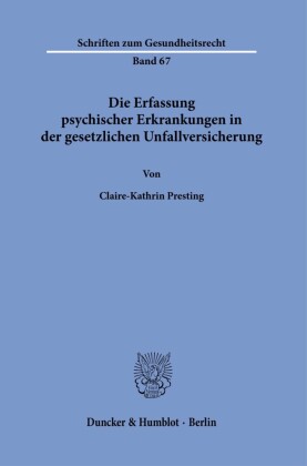 Die Erfassung psychischer Erkrankungen in der gesetzlichen Unfallversicherung.