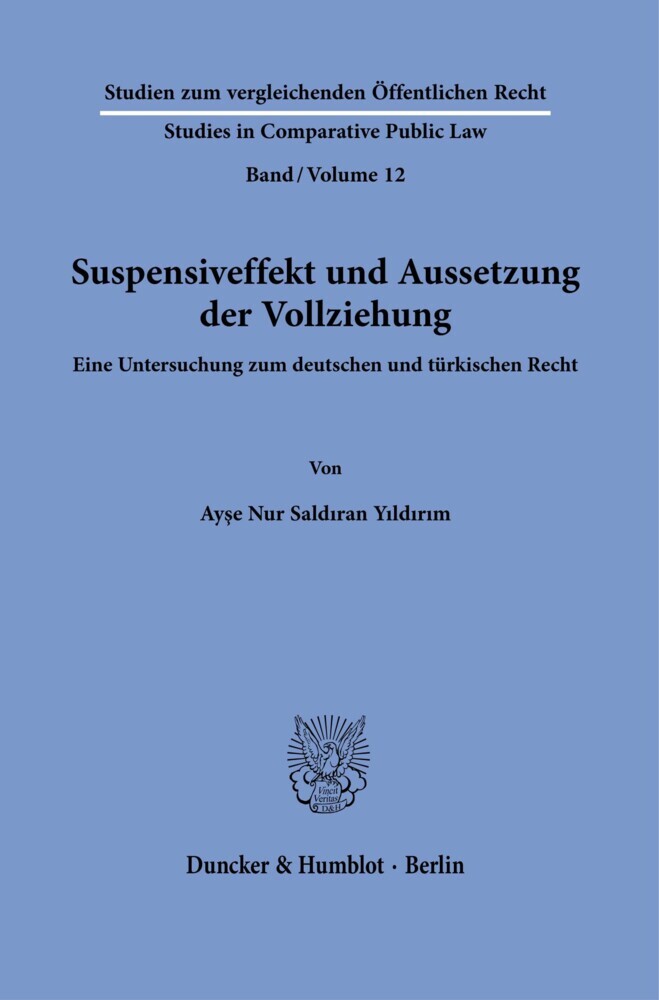 Suspensiveffekt und Aussetzung der Vollziehung. main product photo