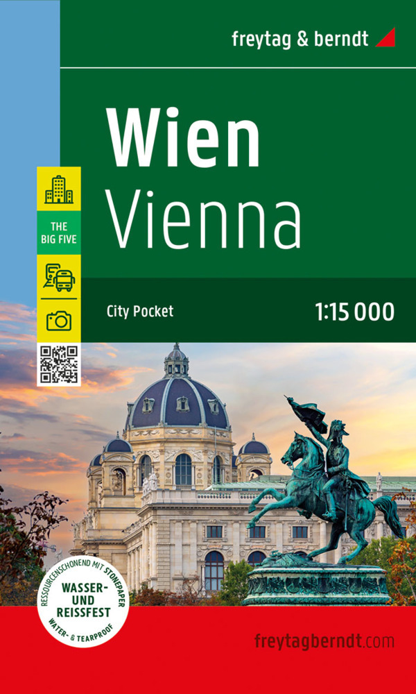 Wien, Stadtplan 1:15.000, freytag & berndt main product photo