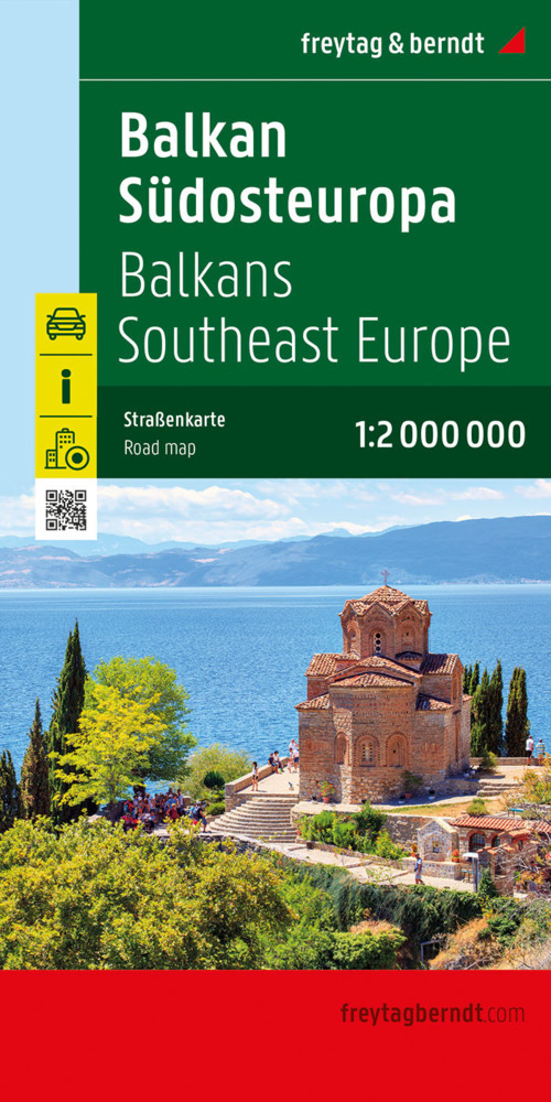 Balkan - Südosteuropa, Straßenkarte 1:2.000.000, freytag & berndt main product photo