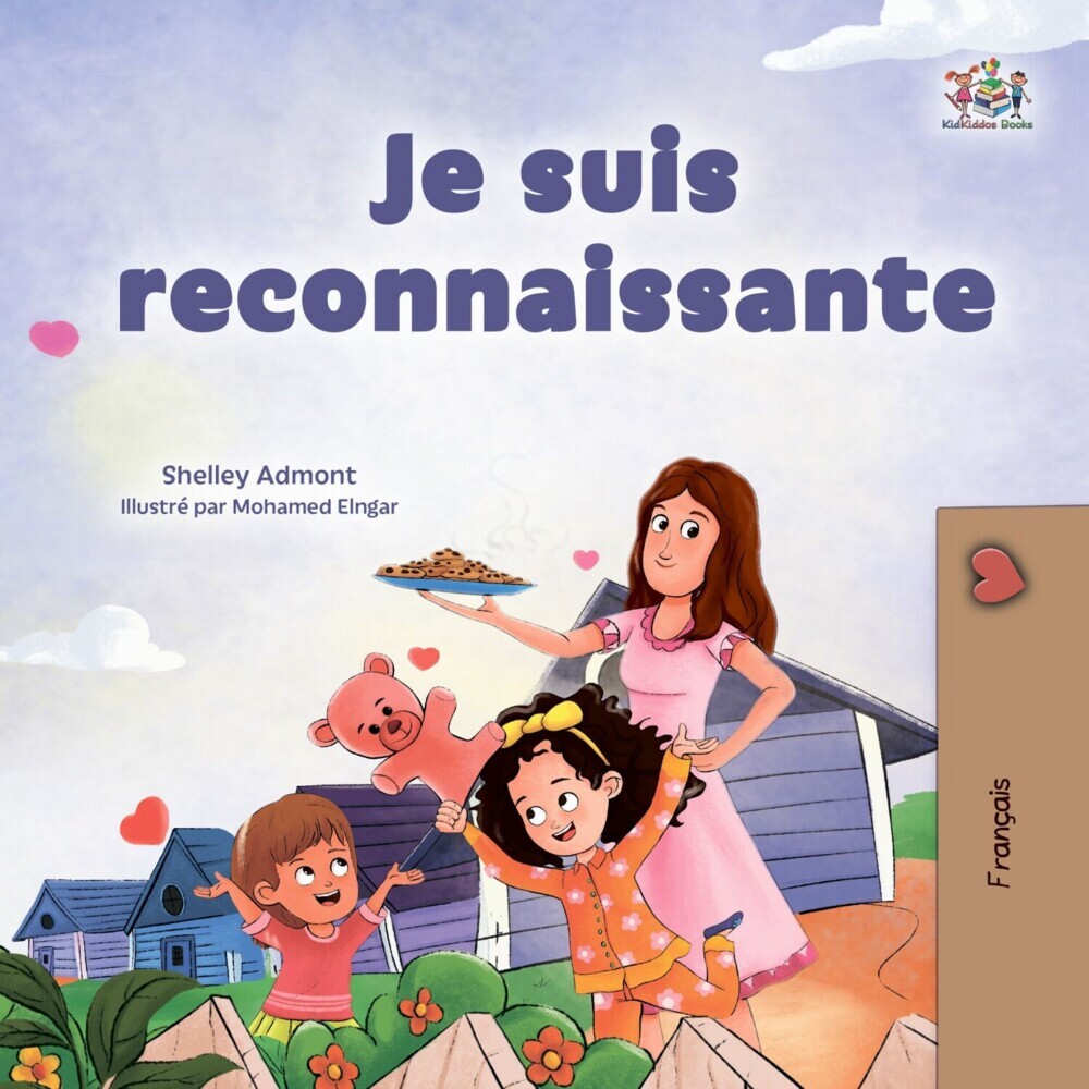 Je suis reconnaissante main product photo