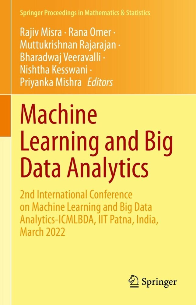 Machine Learning and Big Data Analytics main product photo