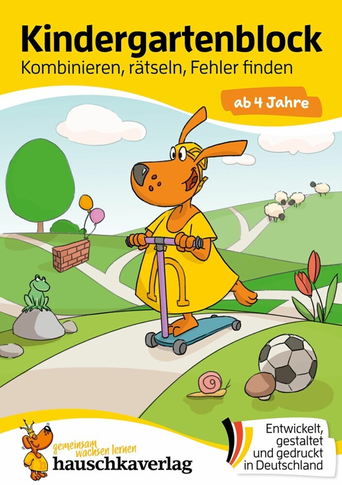 Kindergartenblock ab 4 Jahre - Kombinieren, rätseln, Fehler finden main product photo