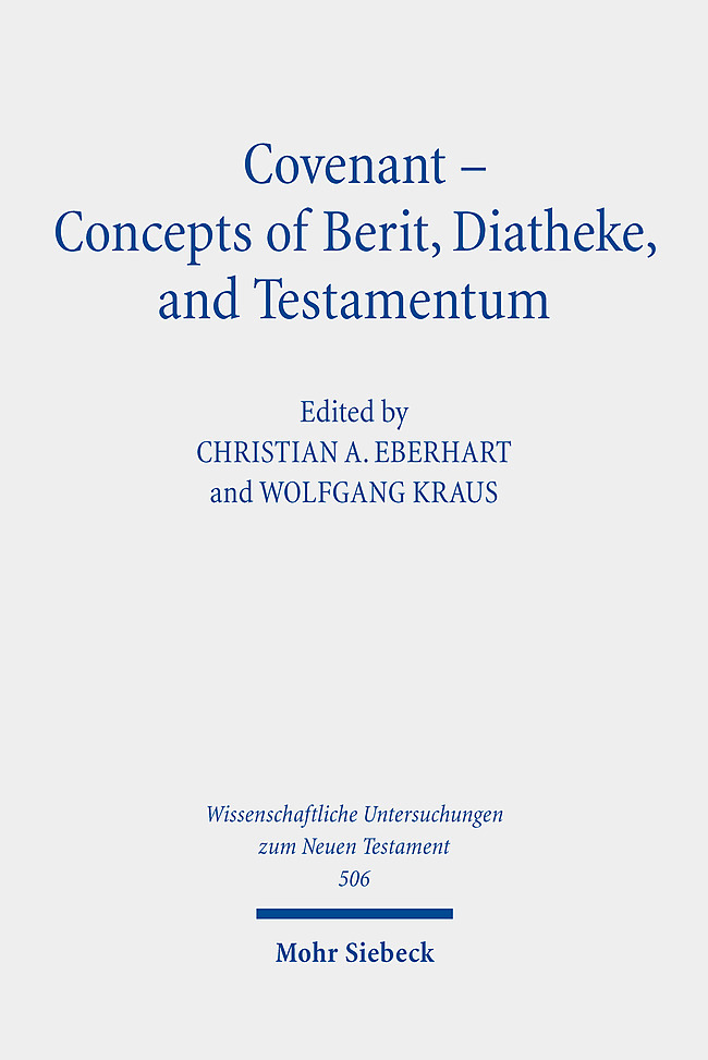 Covenant - Concepts of Berit, Diatheke, and Testamentum main product photo
