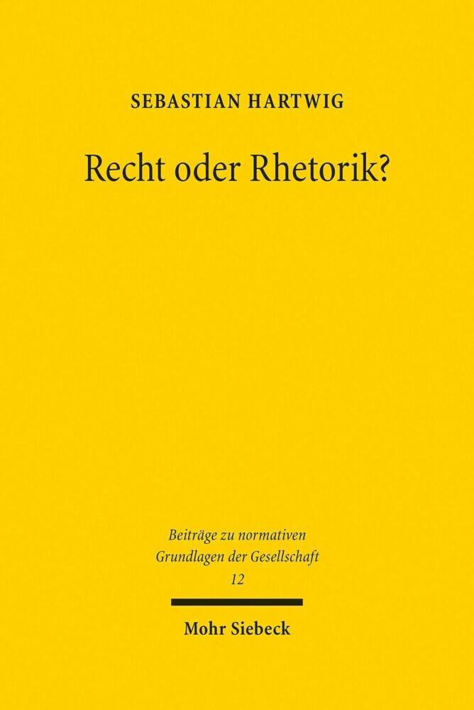 Recht oder Rhetorik? main product photo