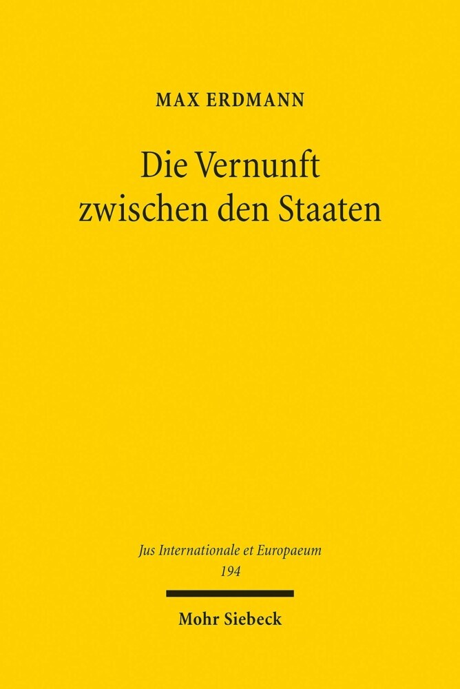 Die Vernunft zwischen den Staaten main product photo
