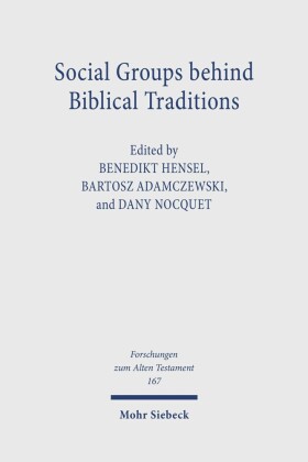 Social Groups behind Biblical Traditions