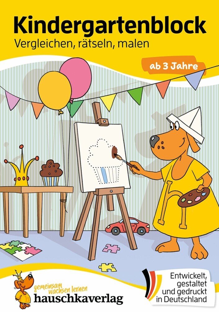 Kindergartenblock ab 3 Jahre - Vergleichen, rätseln und malen main product photo