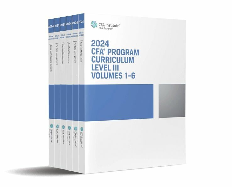 2024 CFA Program Curriculum Level III Box Set main product photo