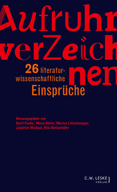 Aufruhr verZeichnen main product photo