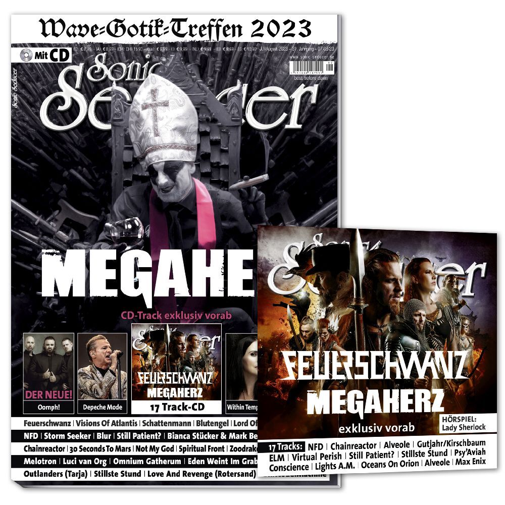 Sonic Seducer 07-08/2023, m. Audio-CD main product photo