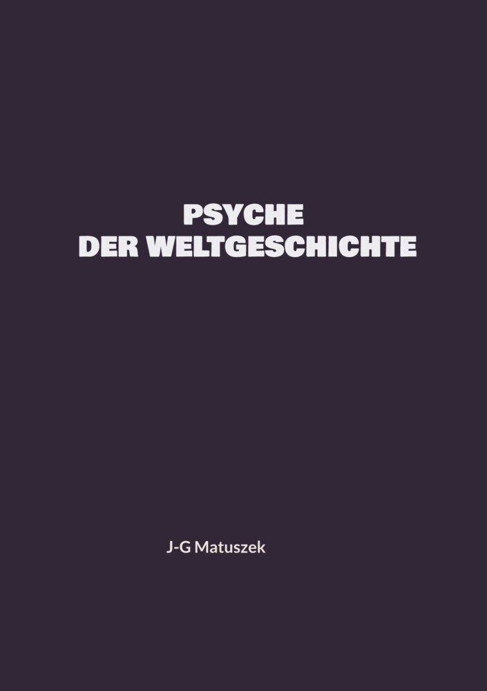 PSYCHE DER WELTGESCHICHTE main product photo