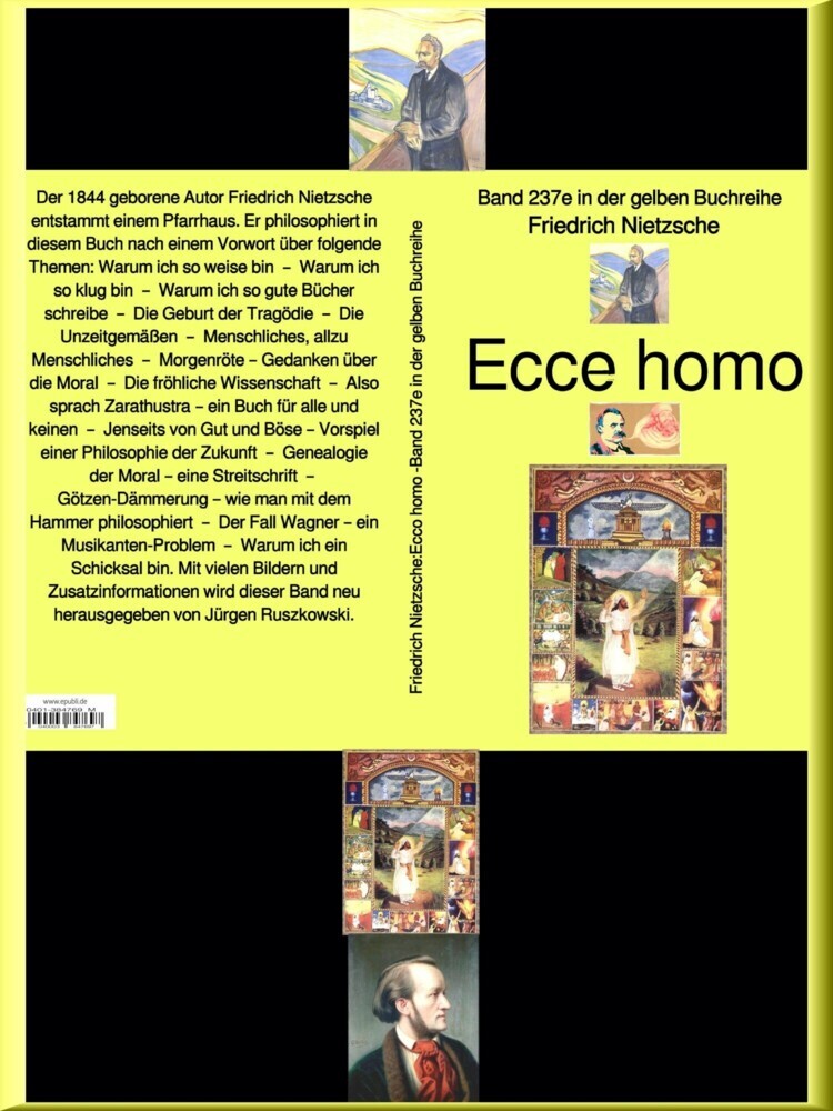 Ecco homo - Band 237 in der gelben Buchreihe - bei Jürgen Ruszkowski main product photo