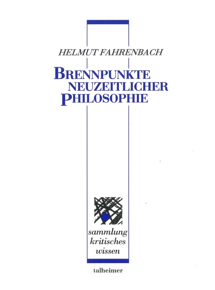 Brennpunkte neuzeitlicher Philosophie main product photo