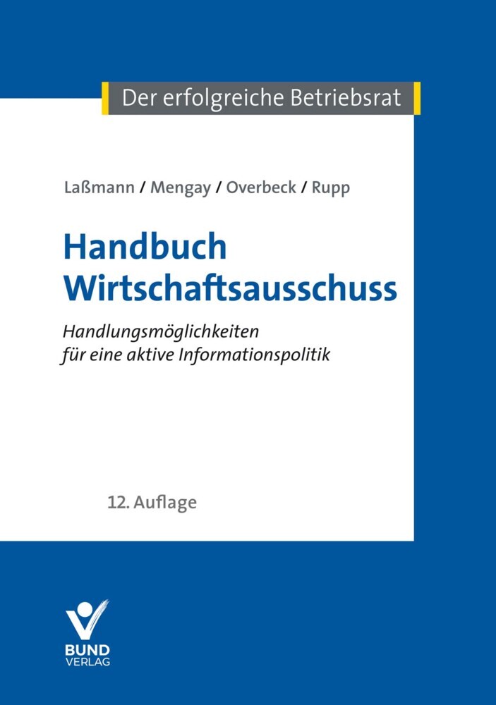 Handbuch Wirtschaftsausschuss main product photo