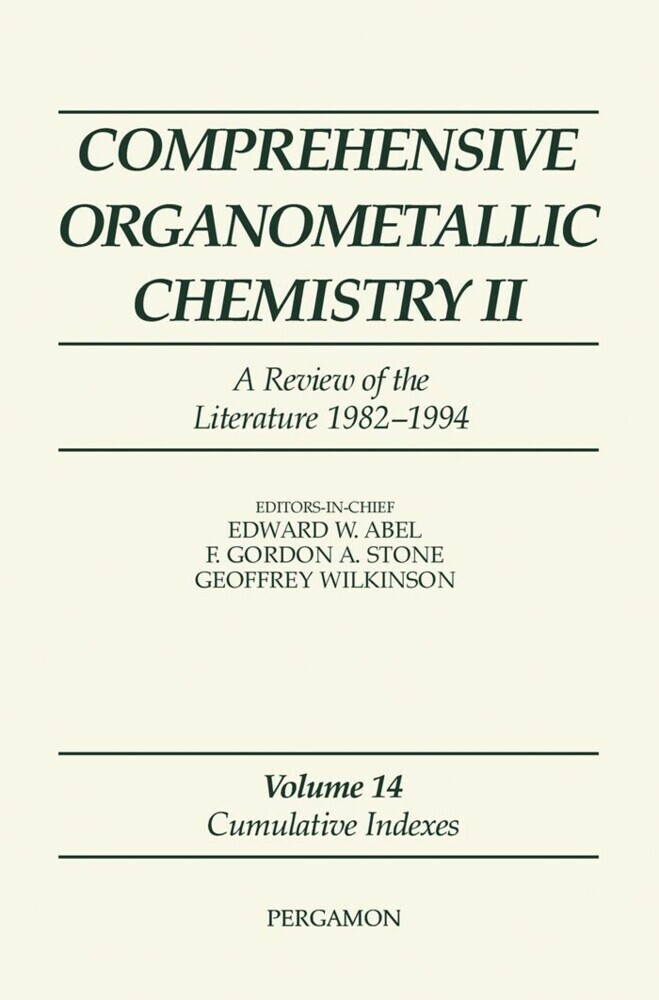 Comprehensive Organometallic Chemistry II, Volume 14 main product photo
