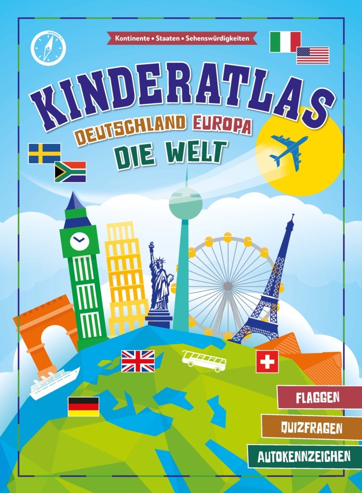 Kinderatlas Deutschland, Europa, die Welt main product photo