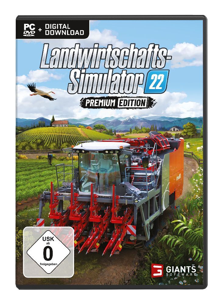 Landwirtschafts-Simulator 22, 1 DVD-ROM (Premium Edition) main product photo