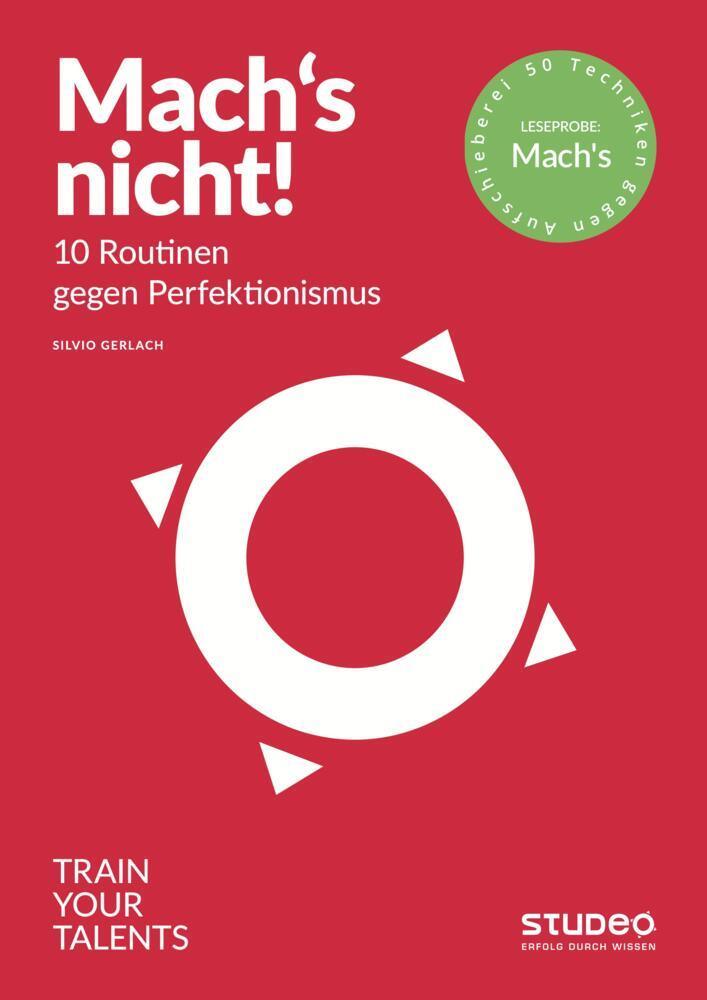 Mach's nicht! - 10 Routinen gegen Perfektionismus main product photo