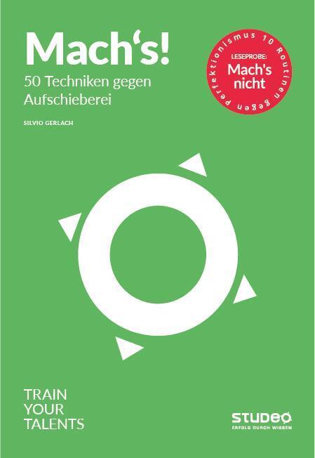 Mach's! - 50 Techniken gegen Aufschieberei main product photo